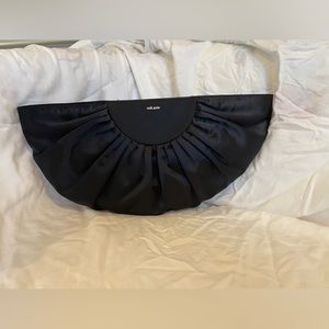 Cult Gaia Black Satin Clutch